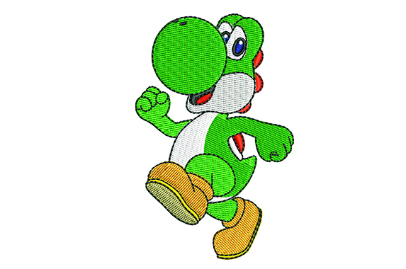 The superman in remarkable embroidery design