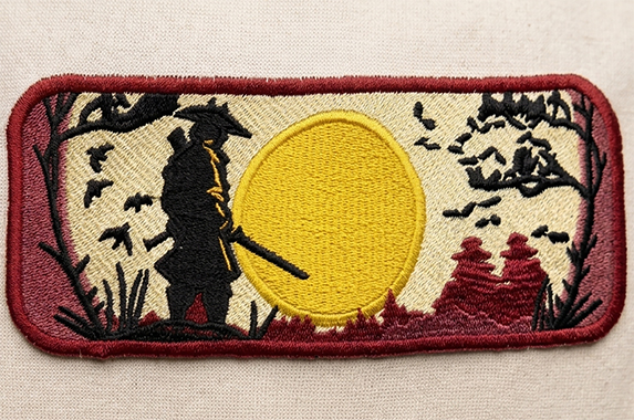 A commercial embroidery design